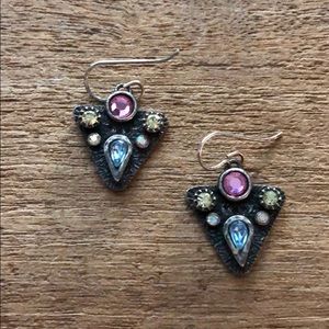 Patricia Locke triangle dangle earrings